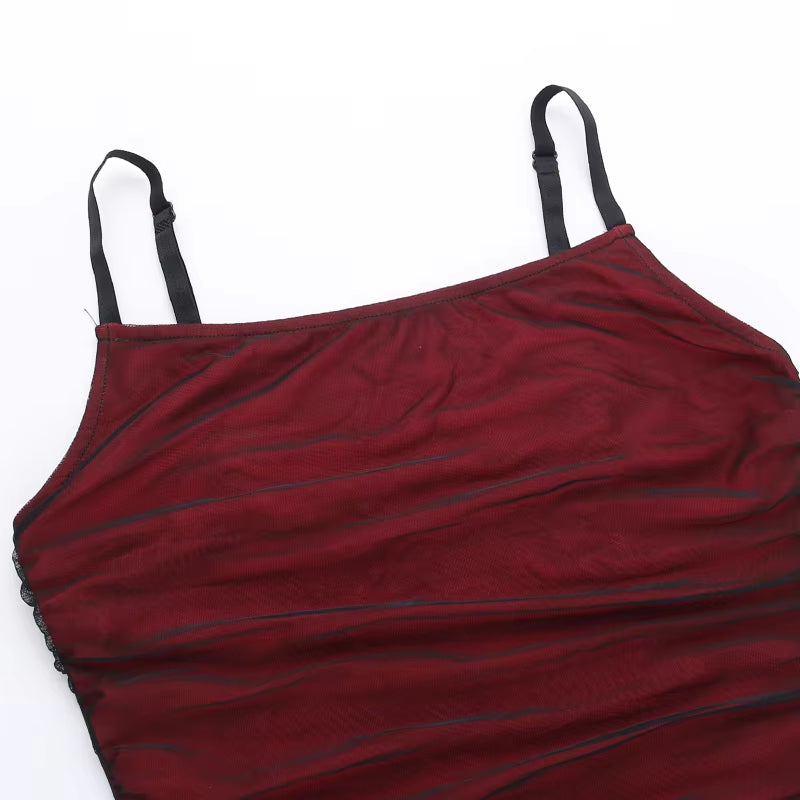 Buyishang Summer Sexy Dress Women Streetwear Sleeveless Backless Solid Spaghetti Strap Casual Elegant Party Dresses