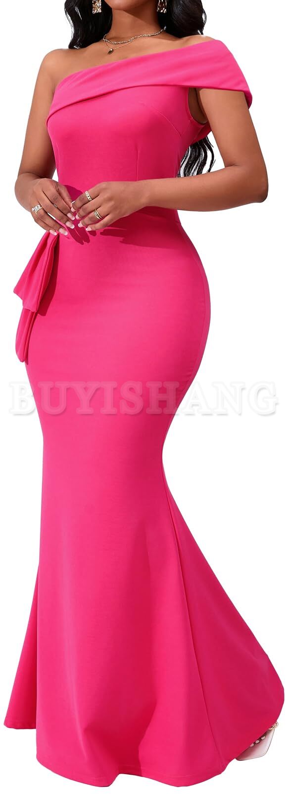 Buyishang Formal Dresses for Women Sexy Bodycon Cocktail Floor Length Long Dress with Zipper for Evening Party prom dress shop