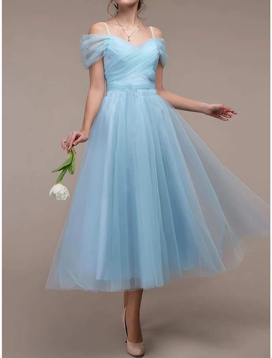 Women's Party Dress Homecoming Dress Cocktail Dress Midi Dress Pink Wine Dark Green Short Sleeve Pure Color Mesh Spring Fall Winter V Neck Fashion Wedding Guest Birthday Vacation