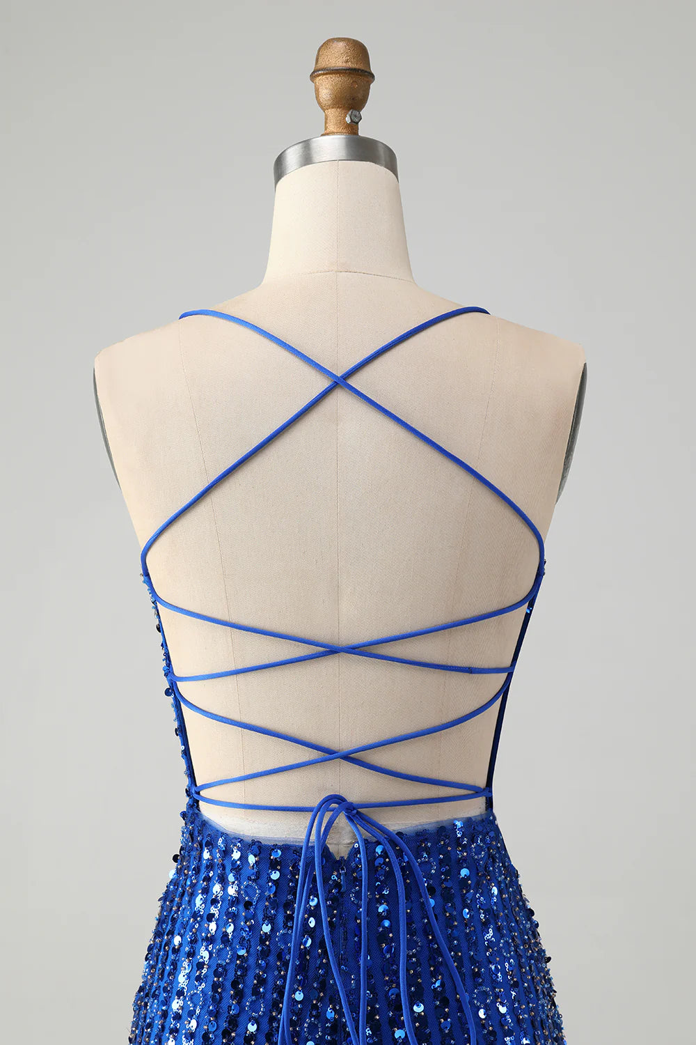 Unique Sparkly Green Tight Sequins Short Homecoming Dress with Lace Up Back