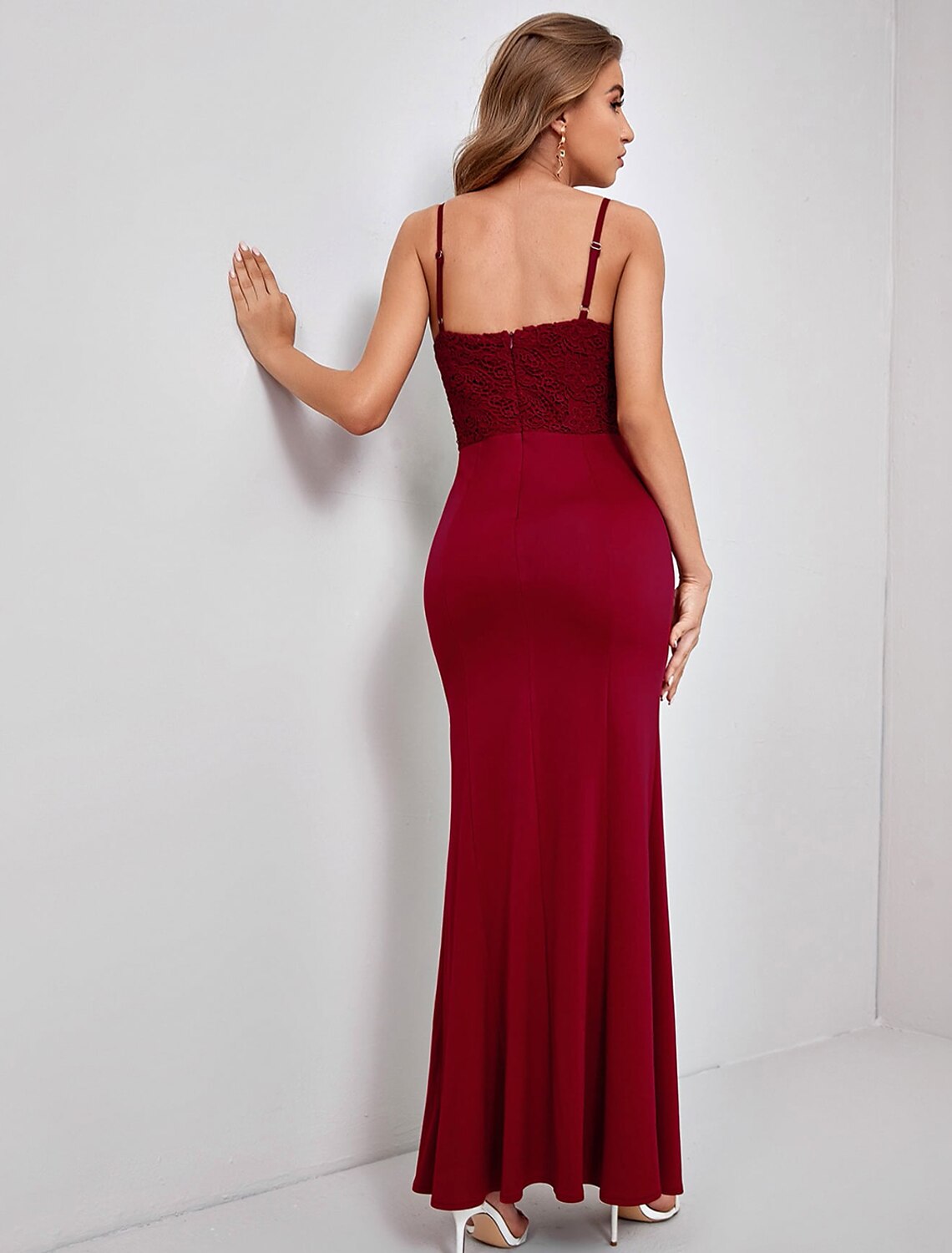 Sheath / Column Evening Gown Vintage Dress Party Wear Formal Evening