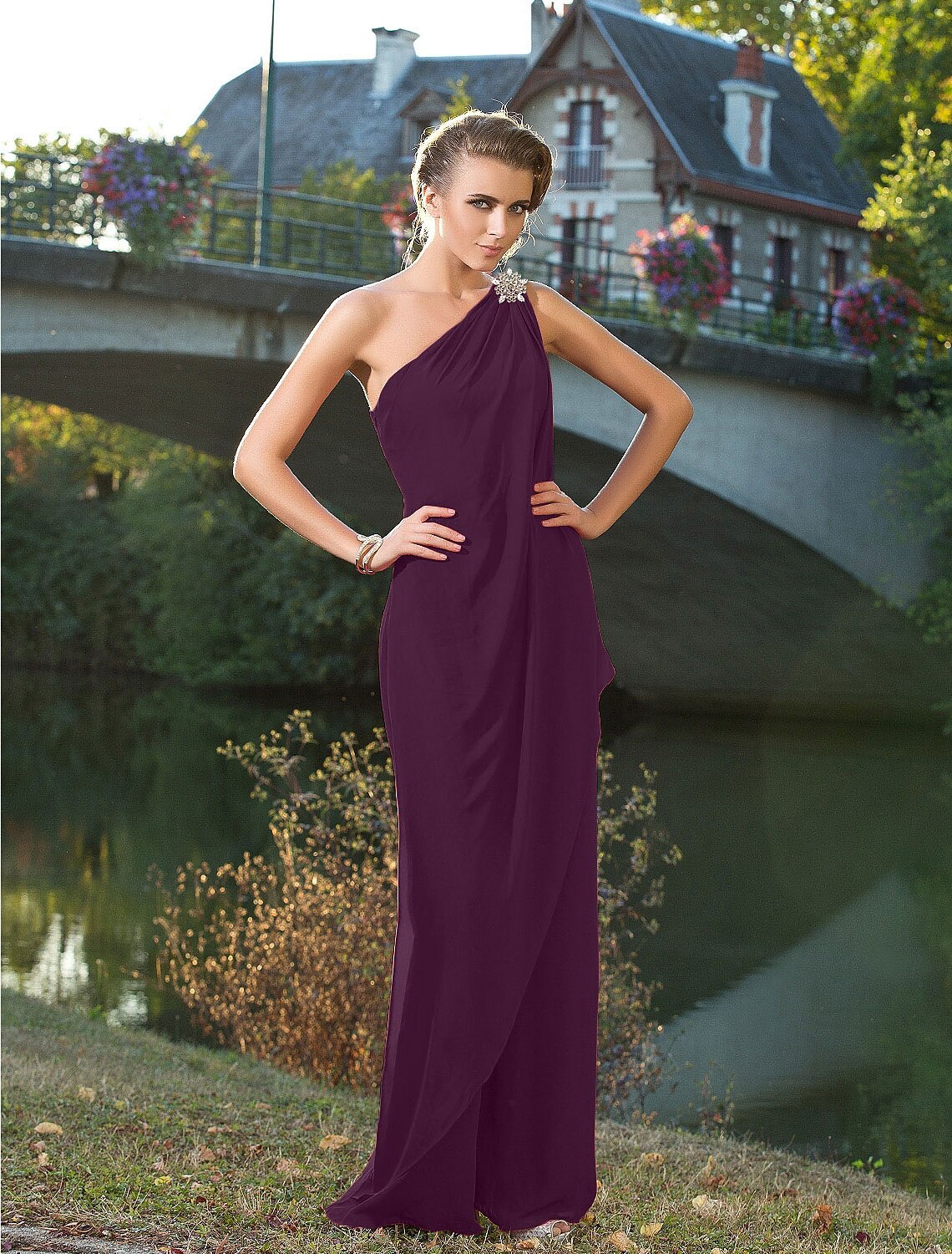 Jumpsuits Chic & Modern Dress Wedding Guest Formal Evening Floor Length
