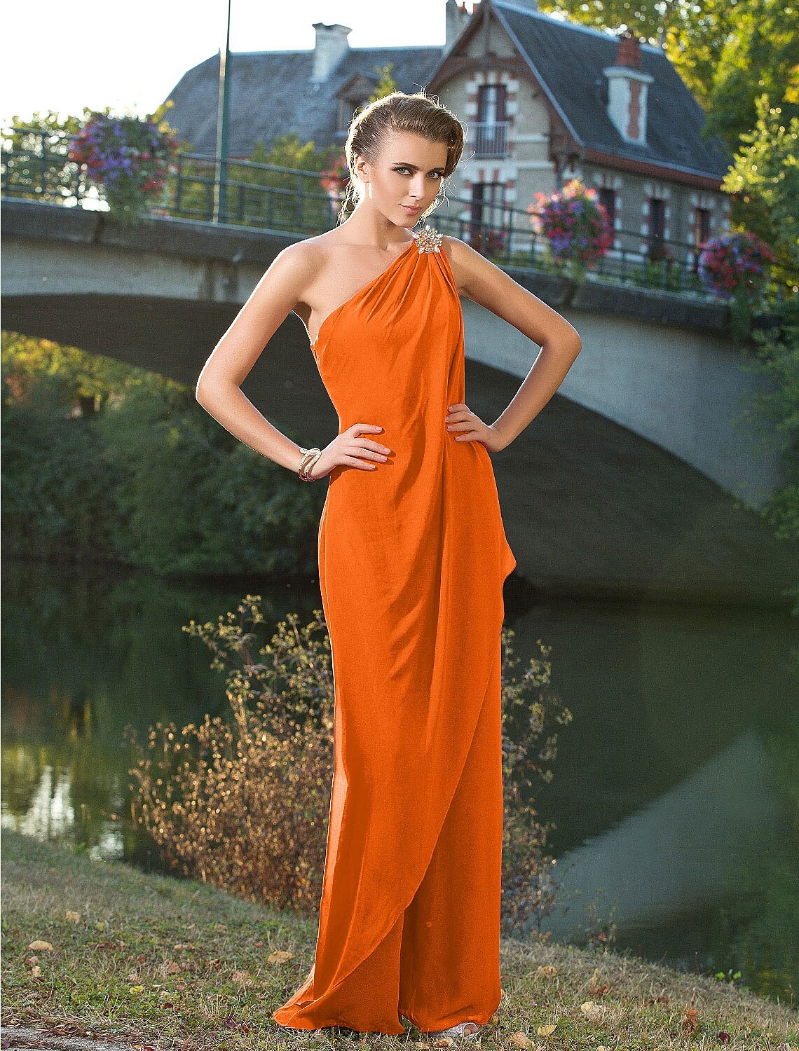 Jumpsuits Chic & Modern Dress Wedding Guest Formal Evening Floor Length