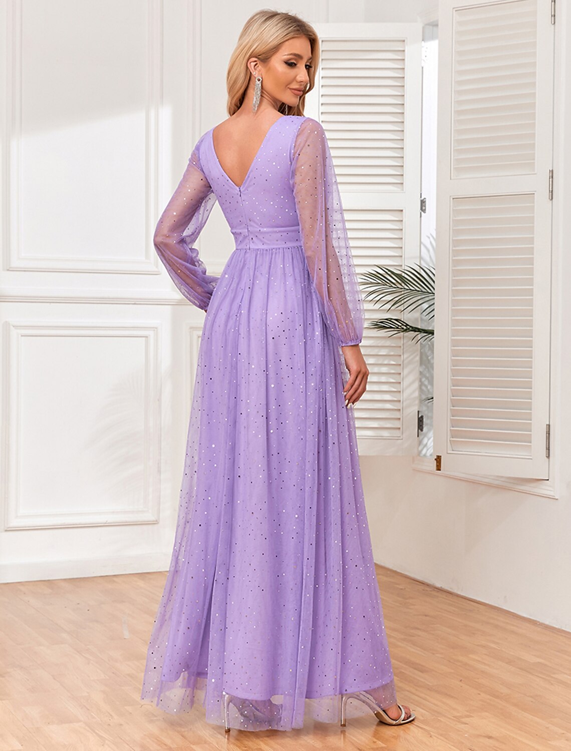 A-Line Evening Gown Empire Dress Wedding Evening Party Floor