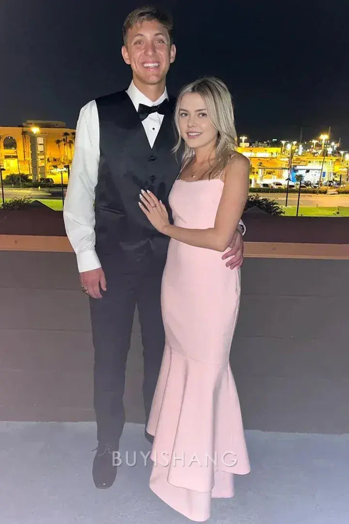 Elegant Mermaid Spaghetti Strap Mermaid - Style Maxi Dress prom dress