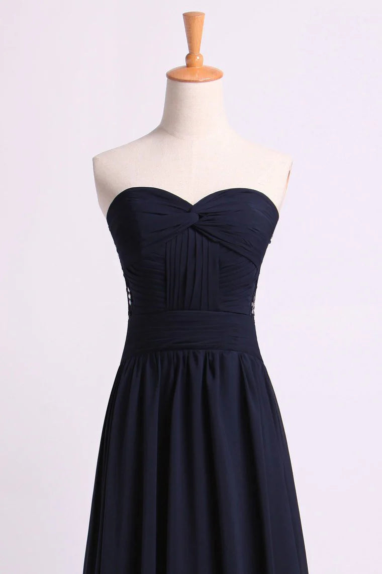 Enchanted Sweetheart Party Dresses A Line Floor Length Chiffon&Lace