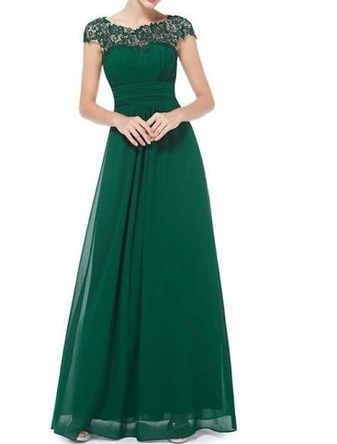 Women's Prom Dress Party Dress Lace Dress Long Dress Maxi Dress Light Pink Black Wine Short Sleeve Pure Color Lace Fall Winter Autumn Crew Neck Fashion Winter Dress Wedding Guest Birthday