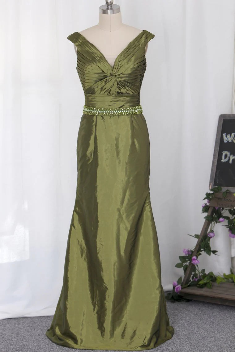 Party Dresses Taffeta Sweep Train Detachable