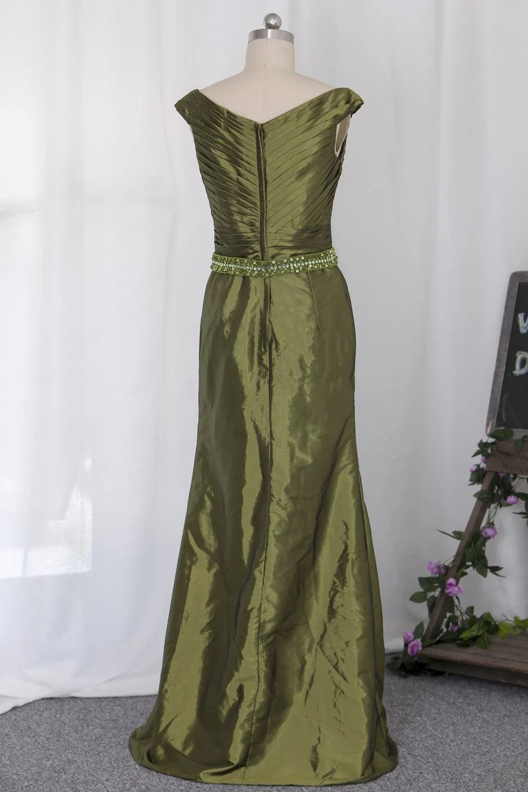 Party Dresses Taffeta Sweep Train Detachable