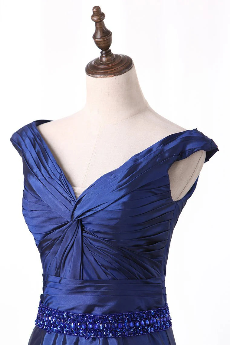 Party Dresses Taffeta Sweep Train Detachable