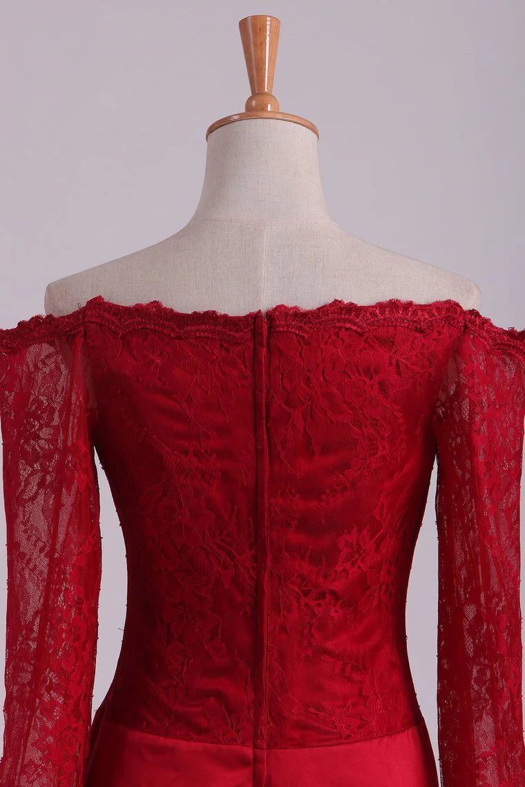 Party Dresses Mermaid/Trumpet Spandex With Applique Sweep Train