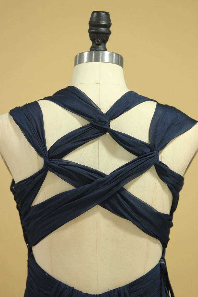 Popular Party Dresses A Line Floor Length Halter