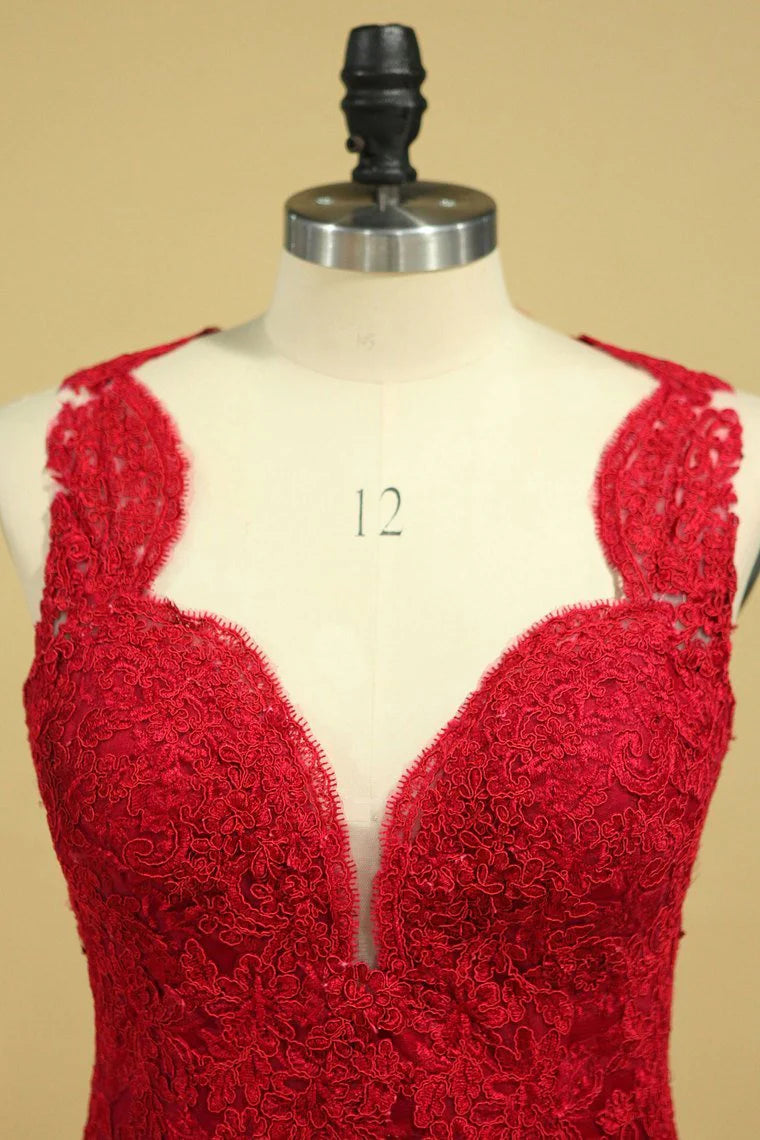 Party Dresses Tulle With Applique Sweep Train