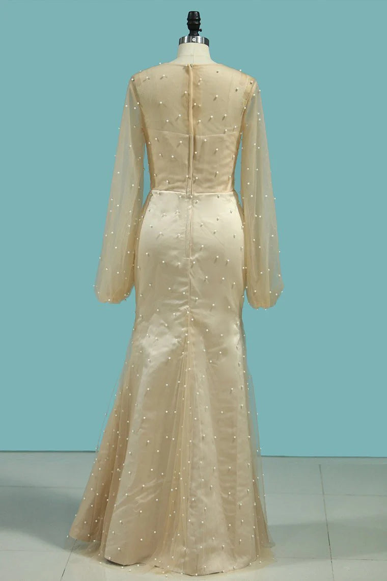 Party Dresses Tulle With Beading Court Train Detachable