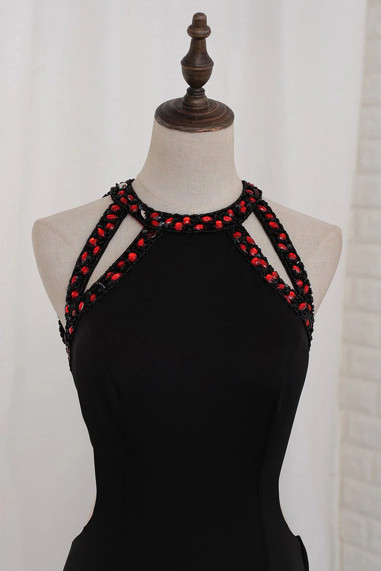 Party Dresses Mermaid Open Back With Beading Spadnex