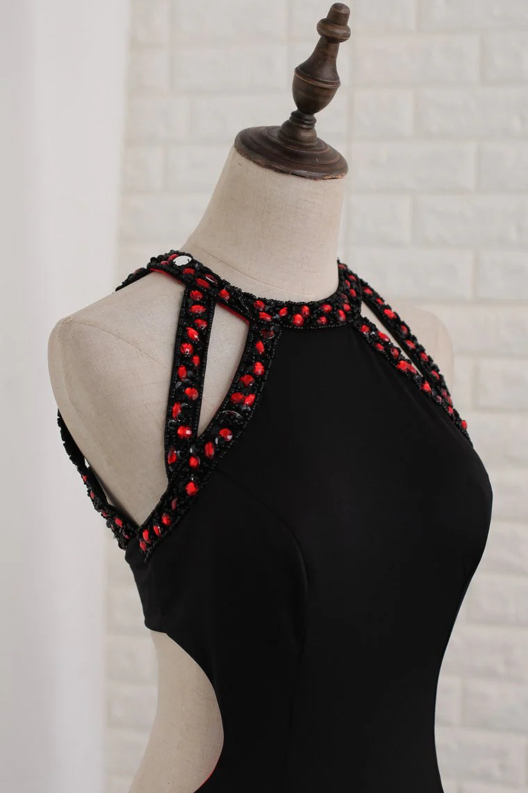 Party Dresses Mermaid Open Back With Beading Spadnex