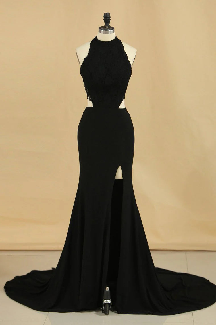 Party Dresses Spandex With Applique Mermaid