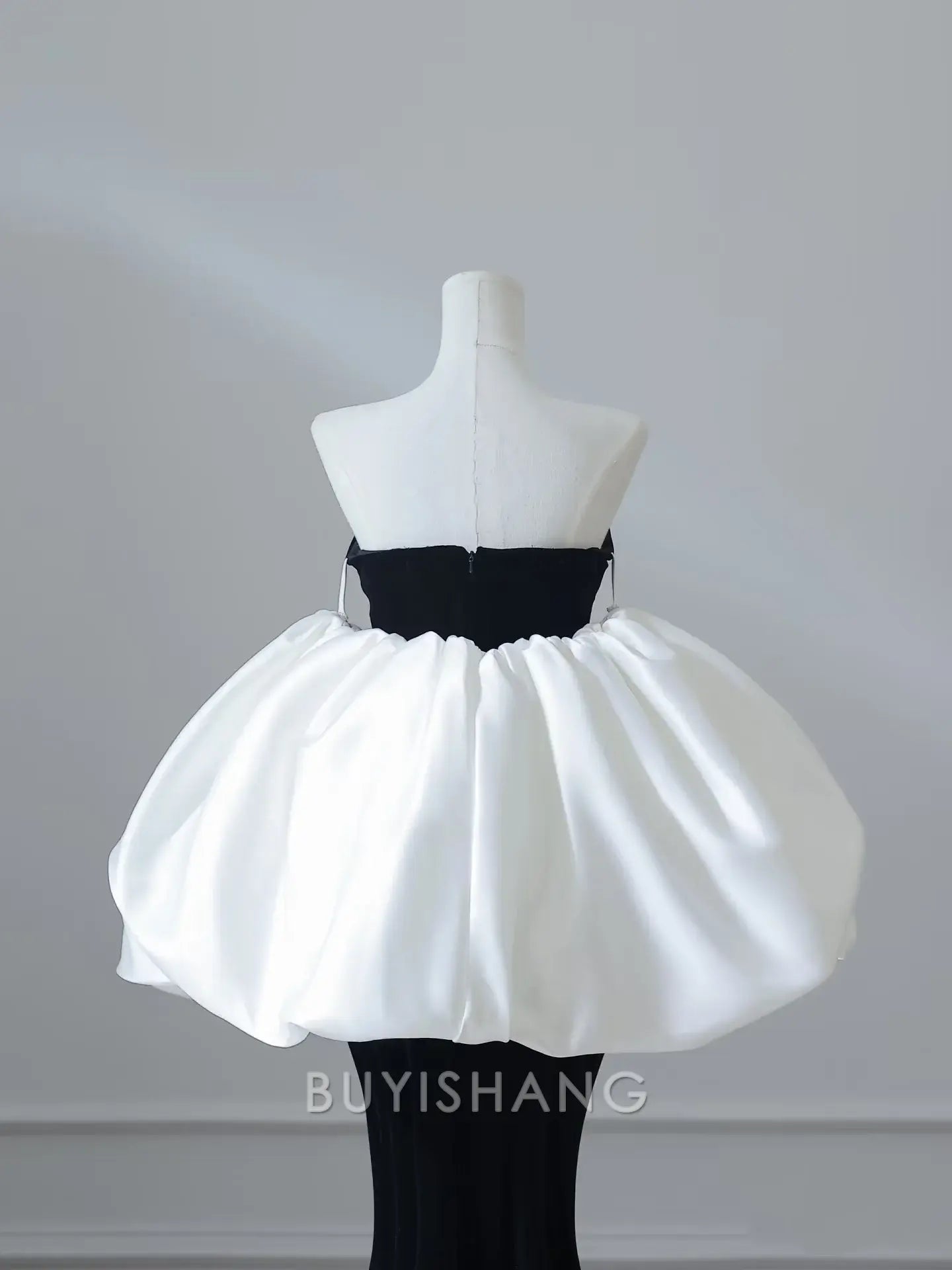 Buyishang Sexy Mermaid Sweetheart Black Velvet Long Prom Dresses Evening Gowns