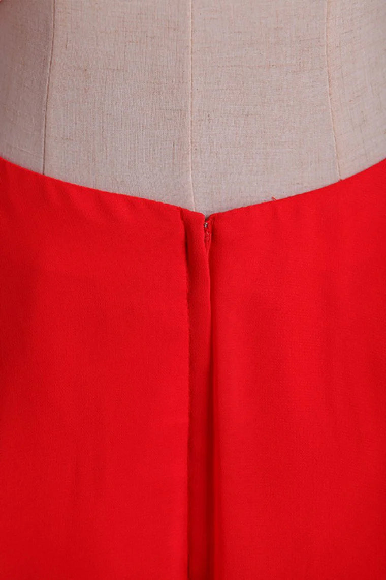 Party Dresses A Line Chiffon With Beads Open Back