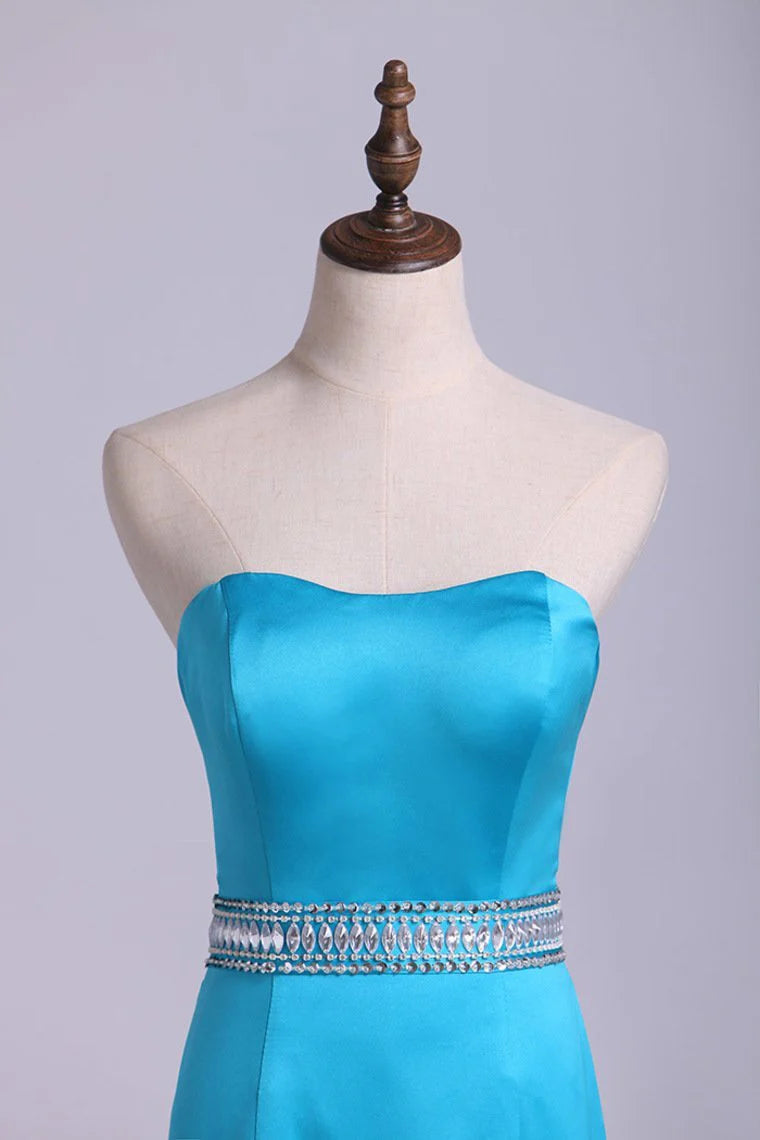 Mermaid Party Dresses With Beading Floor-Length