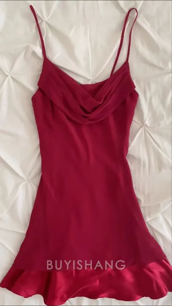 Buyishang Vintage 18th Birthday A Line Straps Homecoming Dresses Short Length Birthday Dress