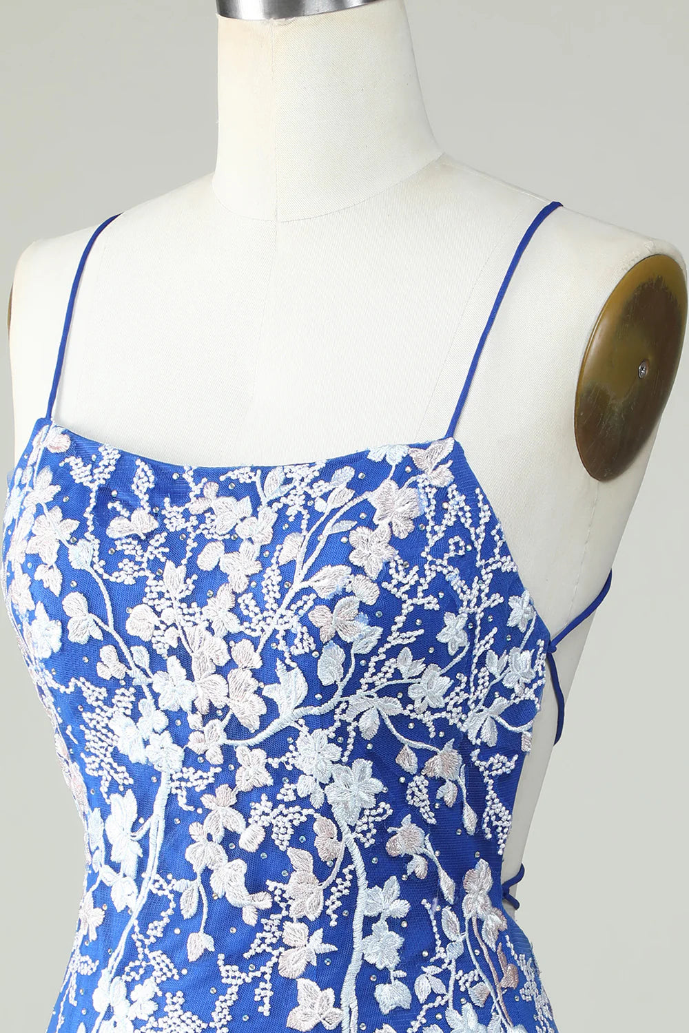 Dark Green Spaghetti Straps Bodycon Homecoming Dress With Appliques