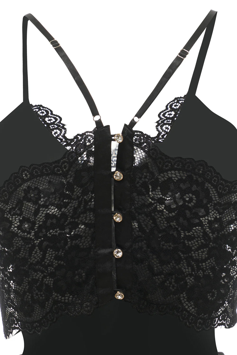 A Line Spaghetti Straps Little Black Dress with Keyhole