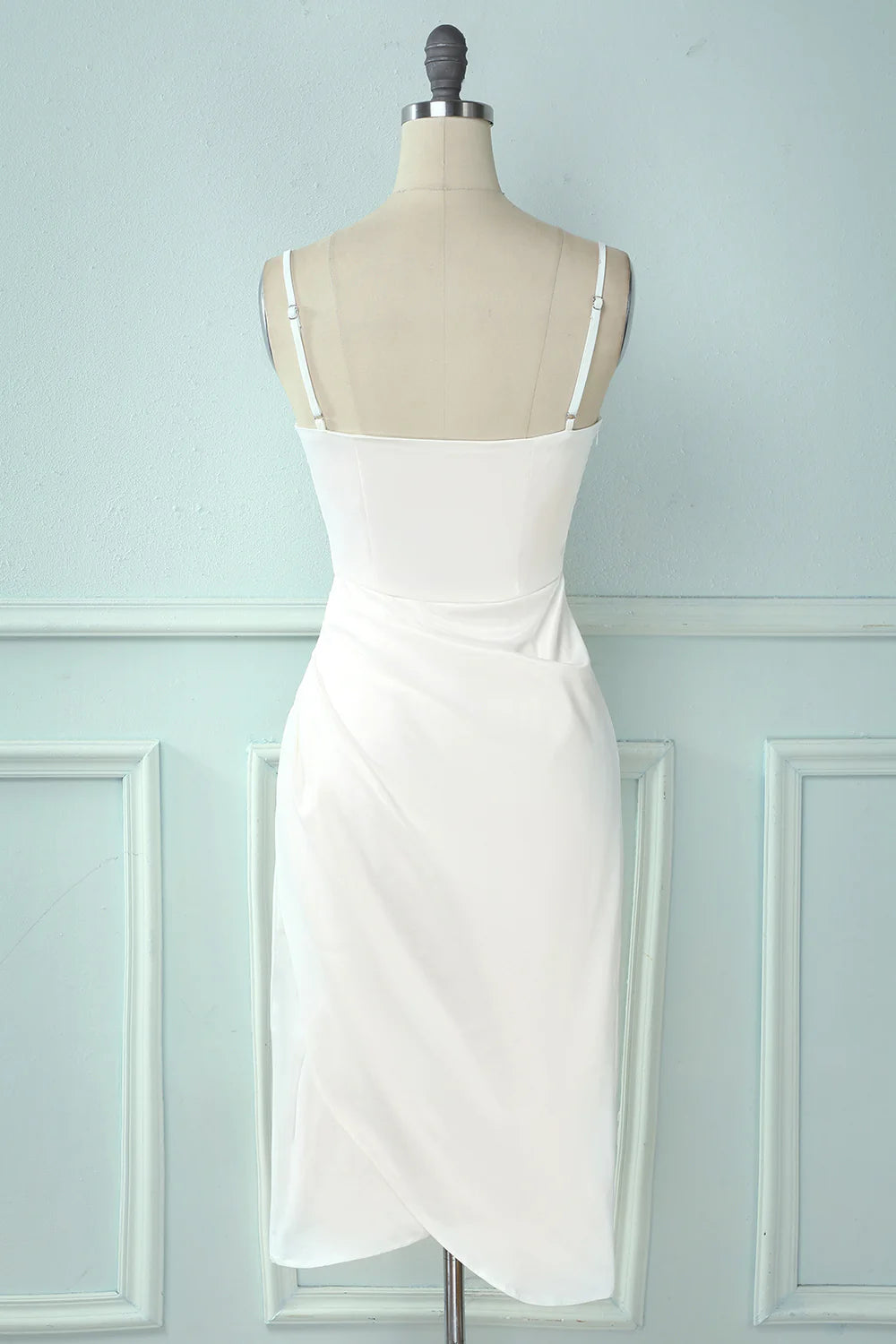 Spaghetti Straps Bodycon Cocktail Dress