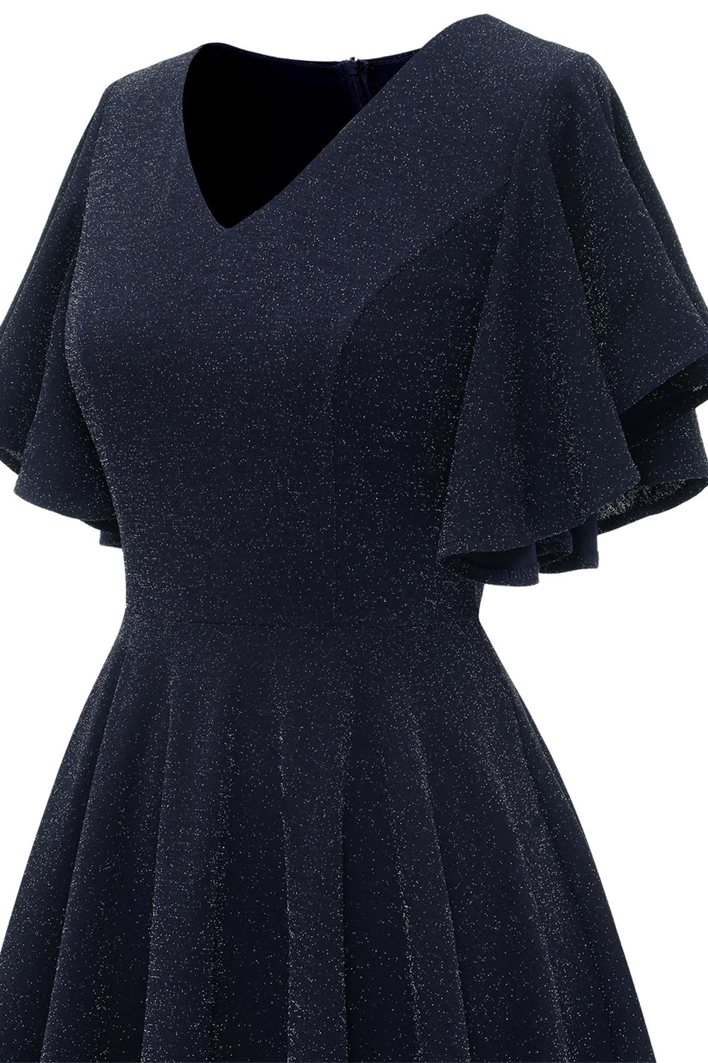 Glitter Black Casual Party Dress