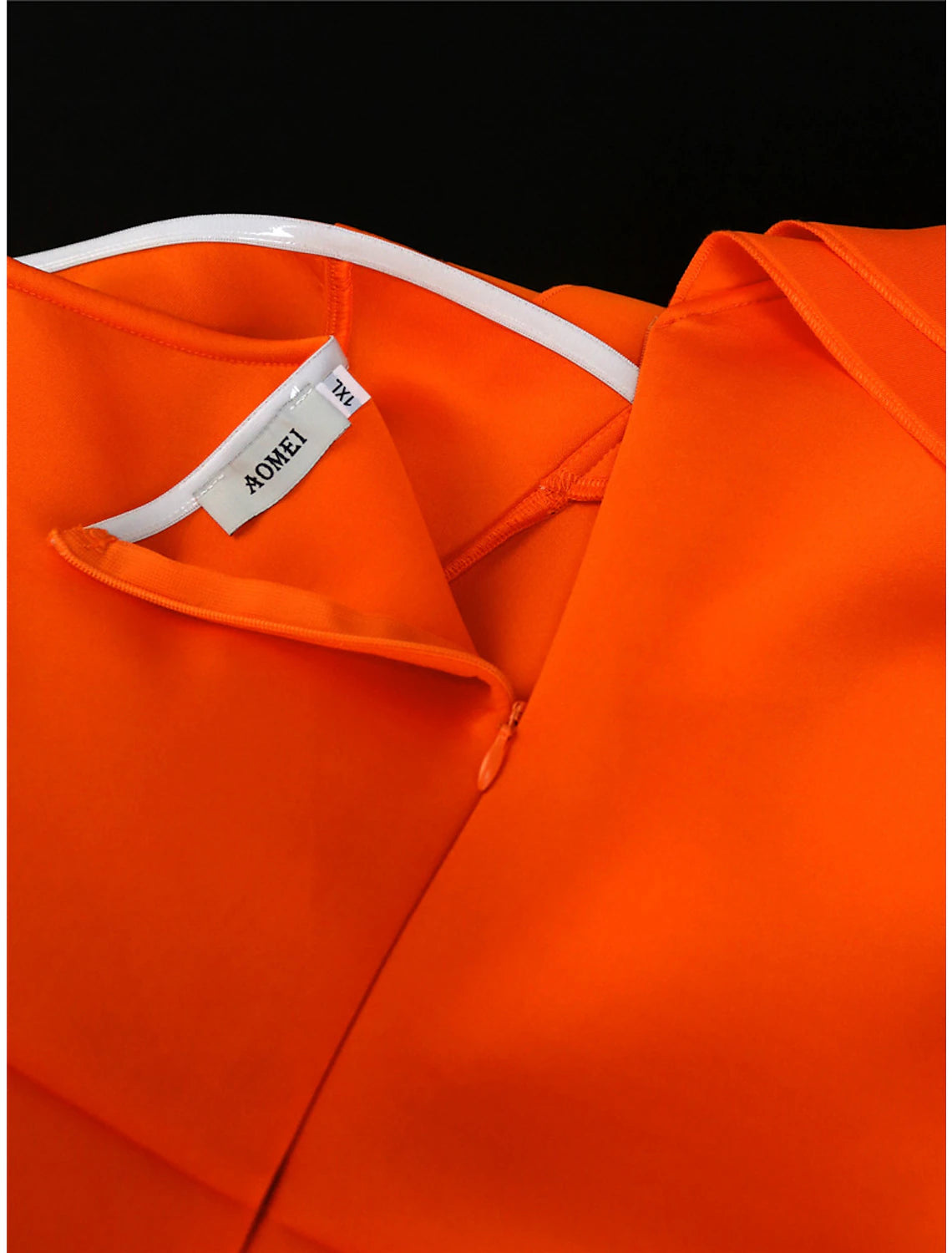 Women's Prom Dress Party Dress Wedding Guest Dress Long Dress Maxi Dress Orange Sleeveless Pure Color Ruffle Summer Spring Fall One Shoulder Fashion Evening Party Wedding Guest Vacation