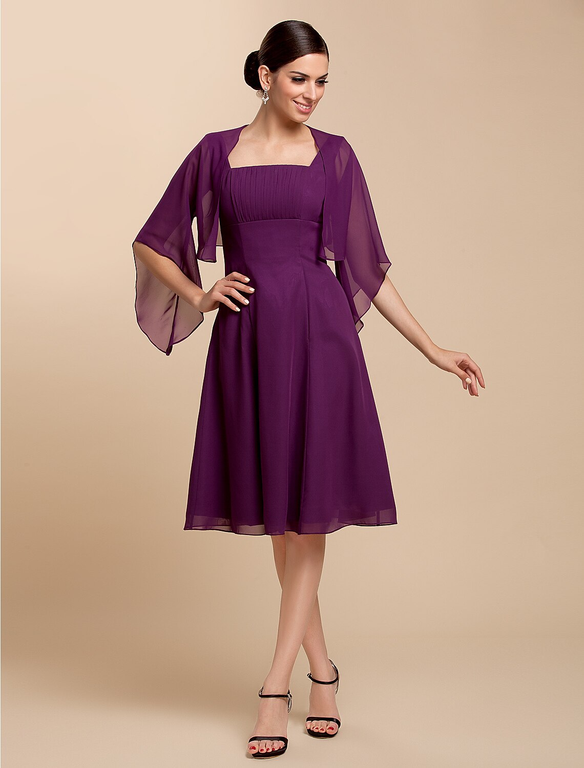 oats / Jackets Chiffon Wedding / Party Evening / Casual Wedding Wraps With Draping / Solid