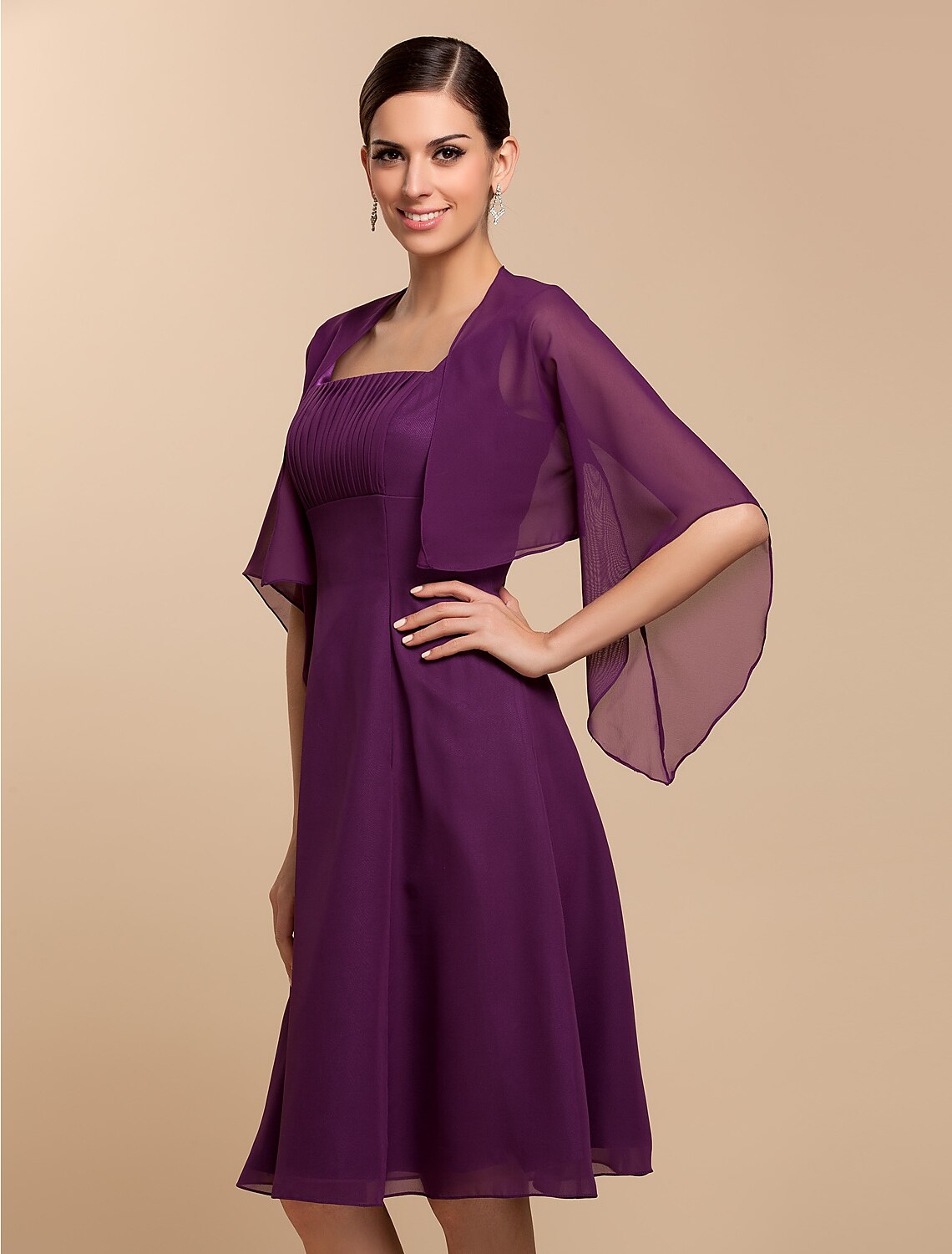 oats / Jackets Chiffon Wedding / Party Evening / Casual Wedding Wraps With Draping / Solid