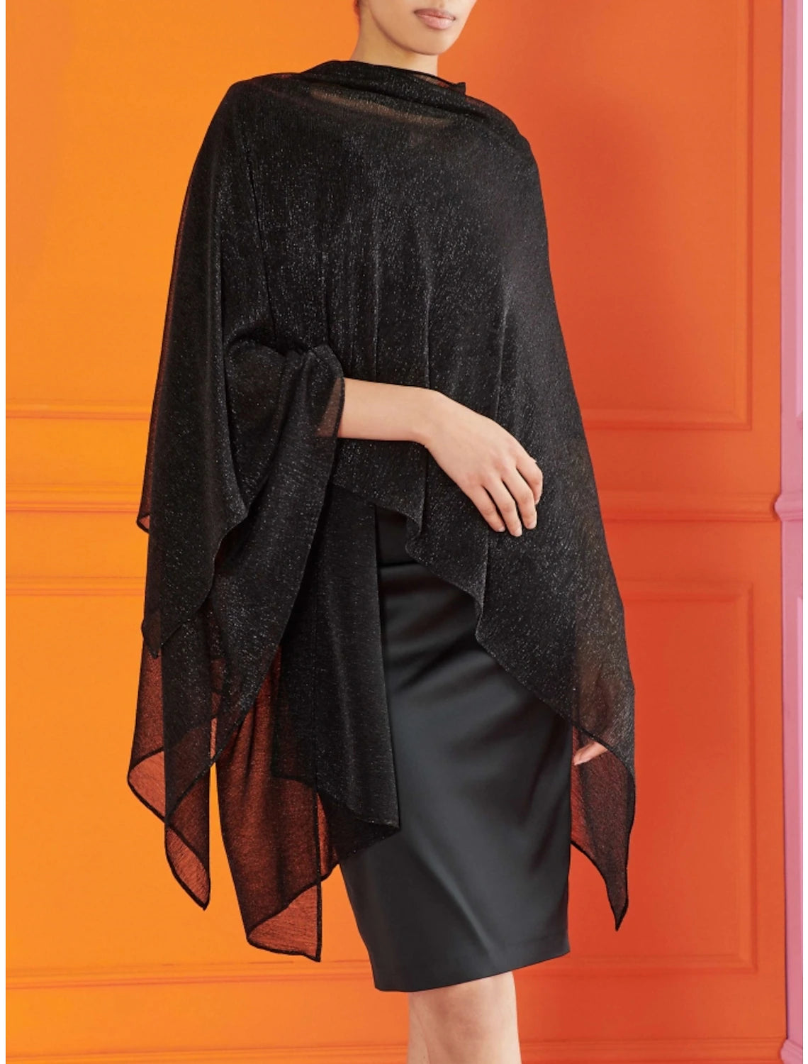 Sheath / Column Mother of the Bride Dress Wedding Guest Elegant Cowl Neck Knee Length Stretch Satin Long Sleeve with Split Front Ruching