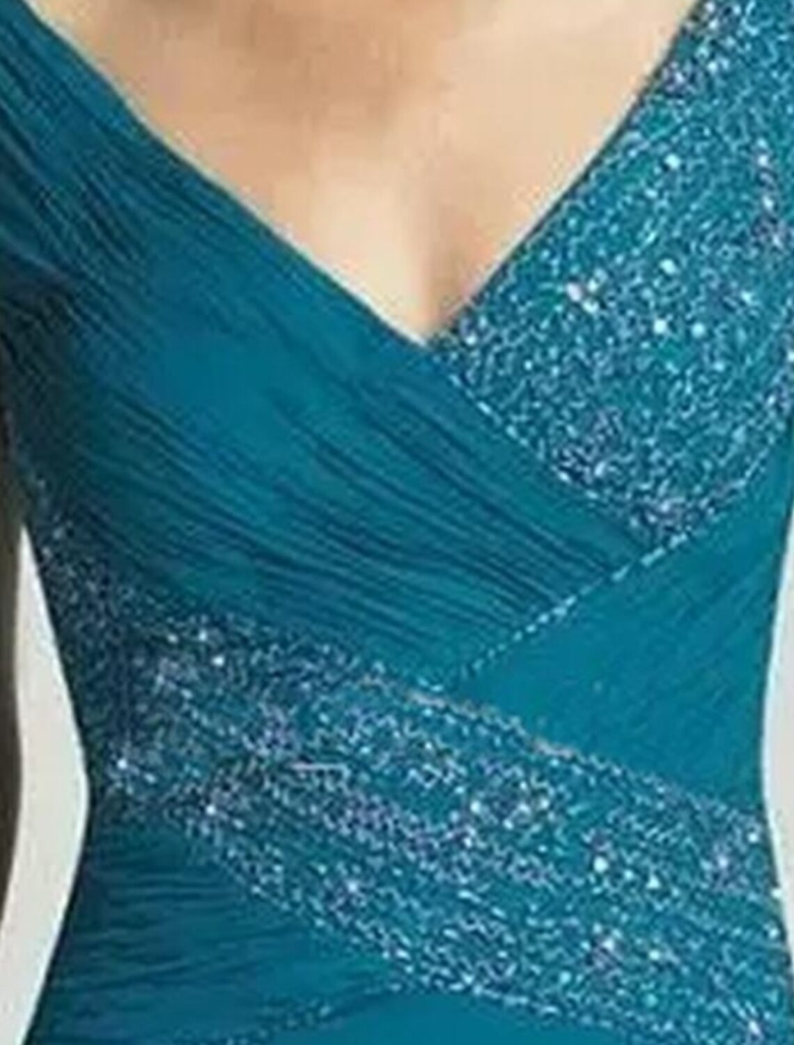 A-Line Mother of the Bride Dress Sexy High Low V Neck Asymmetrical Chiffon Satin Sleeveless with Beading Tier