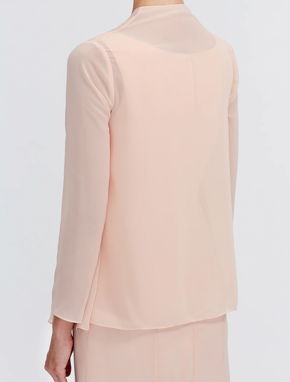 Two Piece Sheath / Column Mother of the Bride Dress Wedding Guest Plus Size Elegant with Jacket Long Sleeve Scoop Neck Tea Length Chiffon Sash / Ribbon Pleats Beading