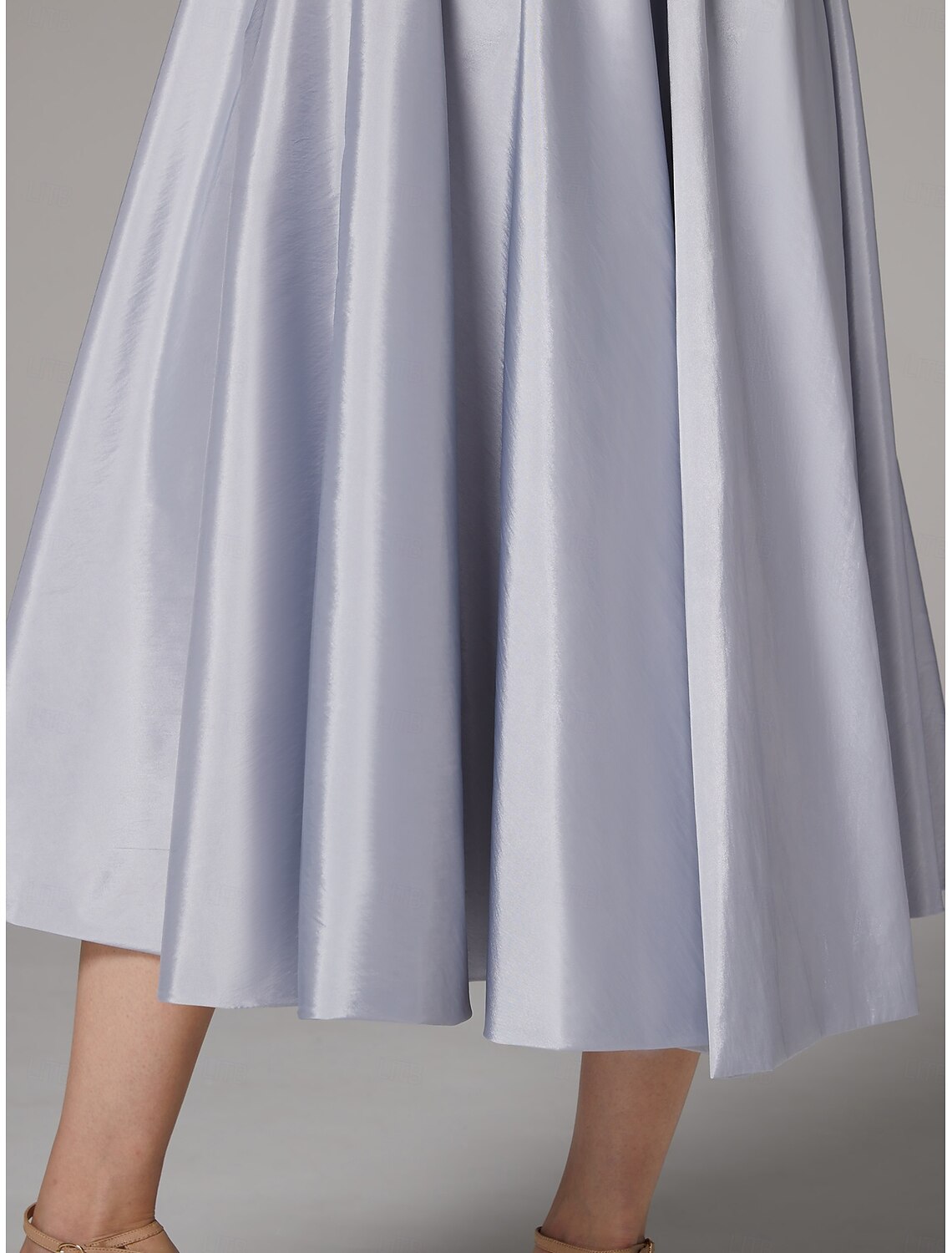 Buyishang A-Line Dress Suit Mother of the Bride Dress Elegant Vintage Plus Size Square Neck Tea Length Polyester 3/4 Length Sleeve Jacket Dresses with Ruching